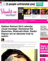 Dabboo Ratnani 2013 calendar visual montage Aishwarya Rai: Bollywood Life